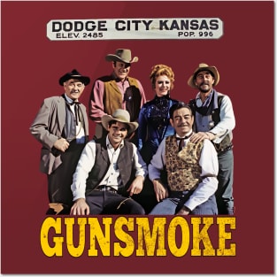 Gunsmoke - Group - 50s/60s Tv Western Posters and Art